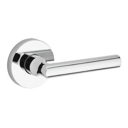 BaldwinPrivacy Lever Interior Reserve Tube Lever Polished Chrome