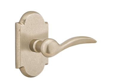 Emtek Durango Lever Tumbled White Bronze Style 1 Rosette