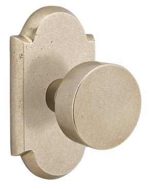Emtek Bronze Round Sandcast knob - Style 1 Rosette