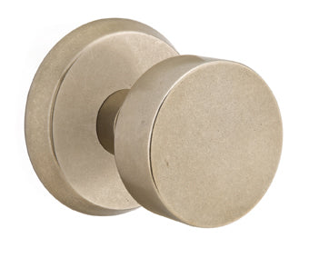 Emtek Bronze Round Sandcast knob - Style 2 Rosette