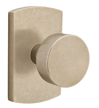 Emtek Bronze Round Sandcast knob - Style 4 Rosette
