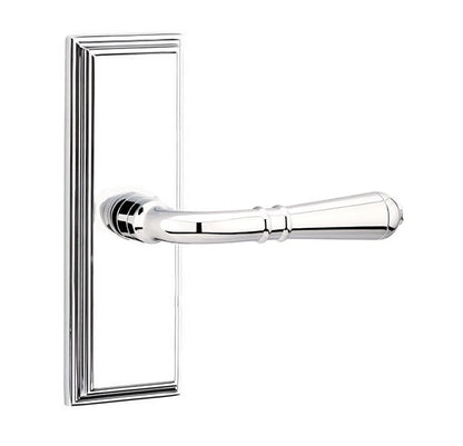 Emtek Turino Lever with Wilshire Sideplate