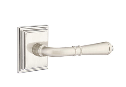 Emtek Turino Lever Satin Nickel-Wilshire Rosette