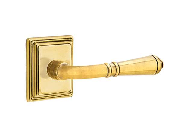 Emtek Turino Lever French Antique-Wilshire Rosette
