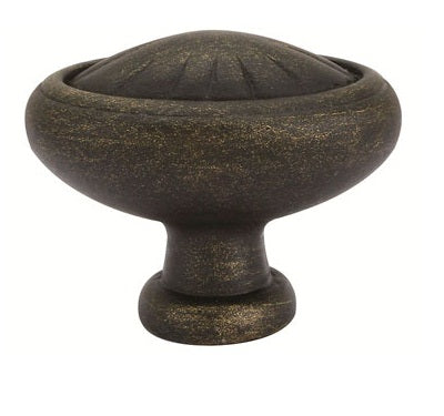 Emtek Tuscany Egg 1 1/4 Inch Cabinet Knob Medium Bronze