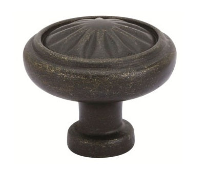 Emtek Tuscany Round 1 Inch Cabinet Knob Medium Bronze