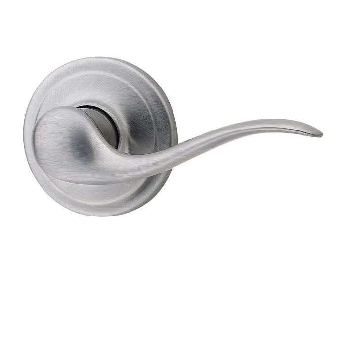 Kwikset Tustin Lever Handle Satin Chrome