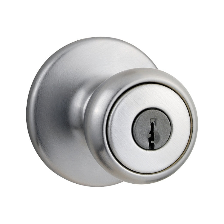 Kwikset Tylo Knob - Satin Chrome