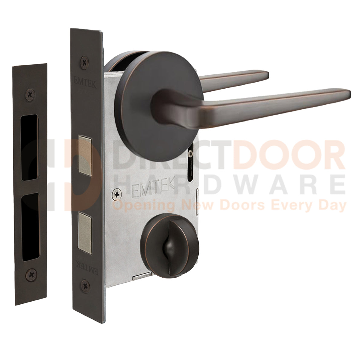 Emtek Athena Interior Mortise Lever with Disk Rosette