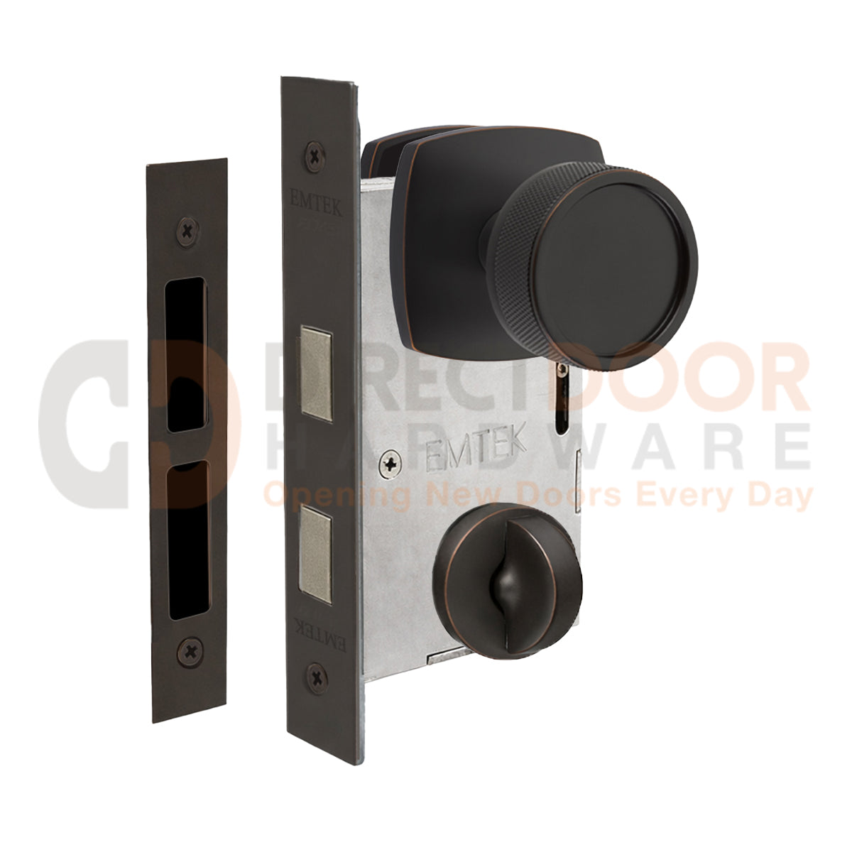 Emtek Conical Marble Interior Mortise Lever with Urban Rosette