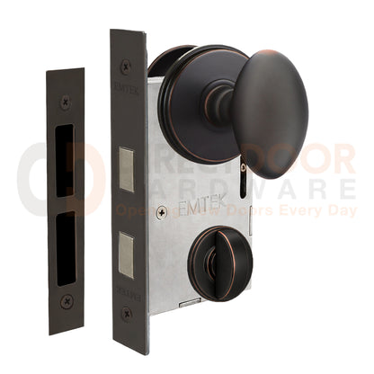 Emtek Egg Interior Mortise Knob with Watford Rosette