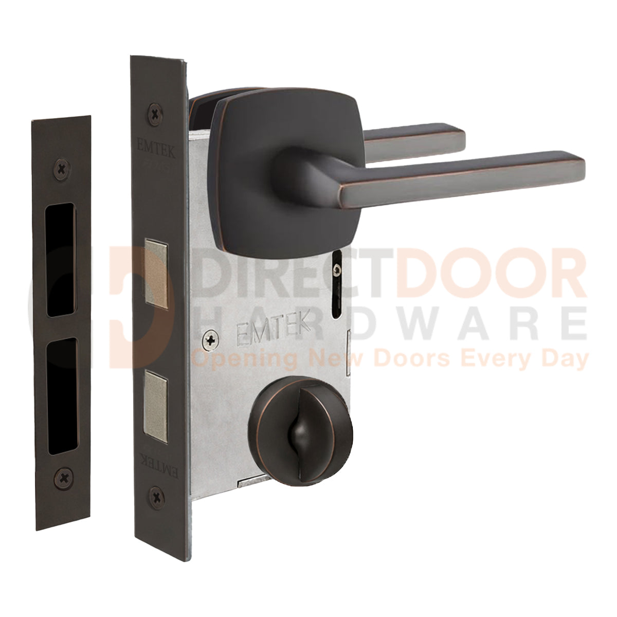 Emtek Helios Interior Mortise Lever with Urban Rosette