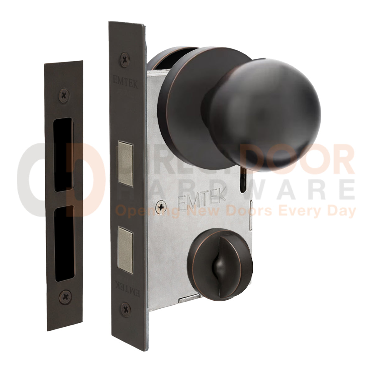 Emtek Orb Interior Mortise Knob with Disk Rosette