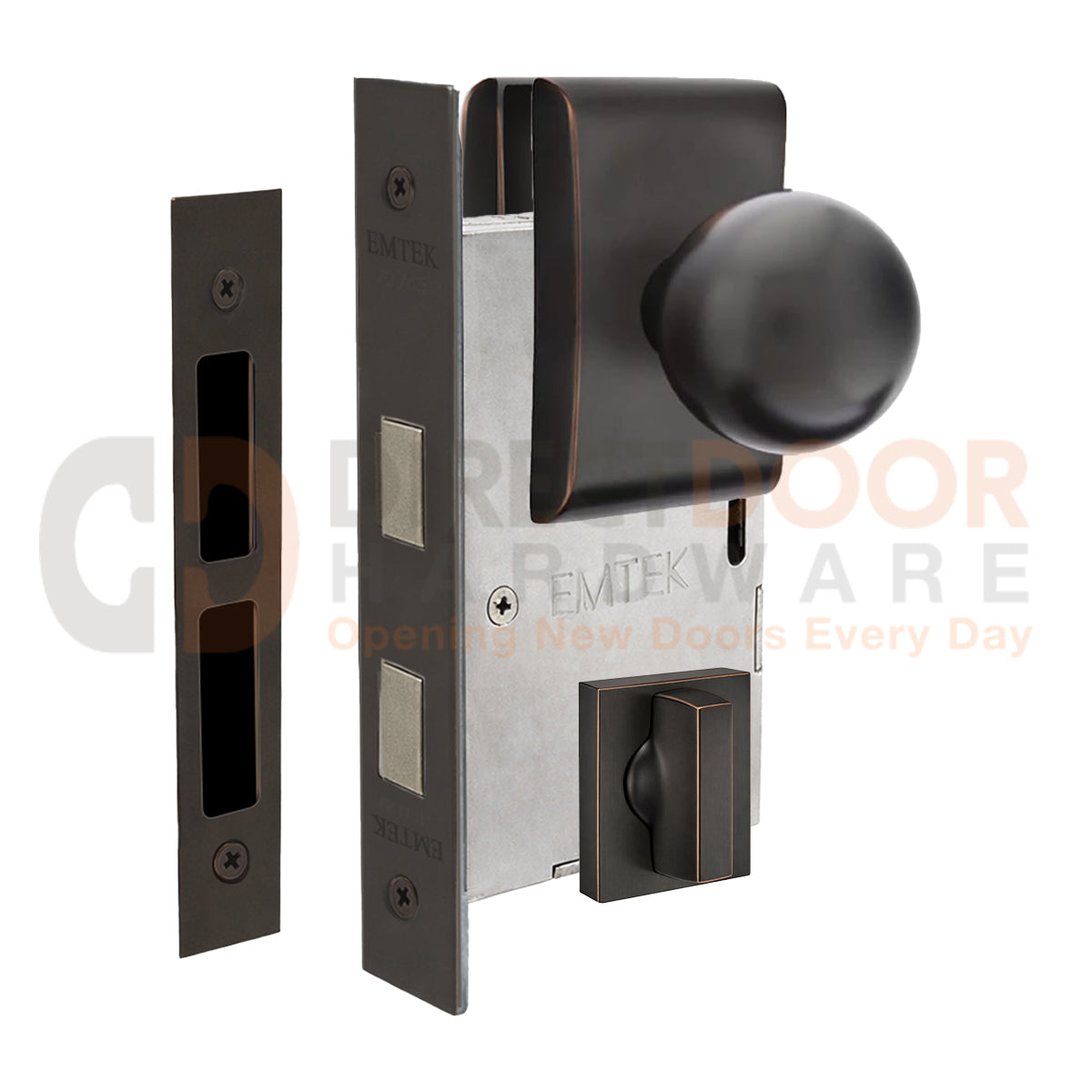 Emtek Orb Interior Mortise Knob with Neos Rosette