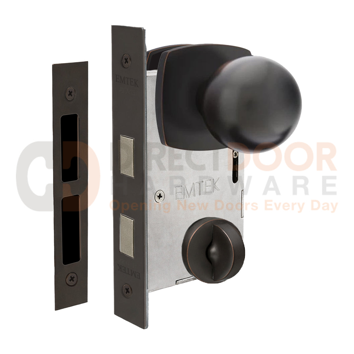 Emtek Orb Interior Mortise Knob with Urban Rosette