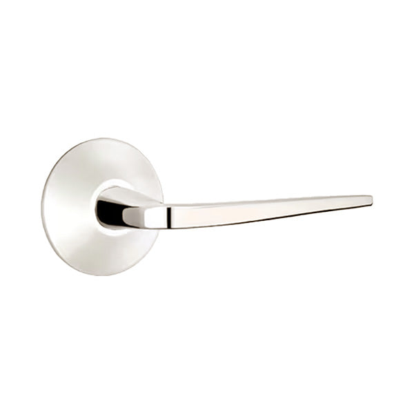 Emtek Athena Interior Mortise Lever with Modern Rosette