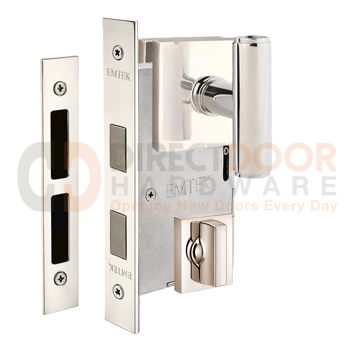 Emtek Ace Interior Mortise Knob with Square Rosette