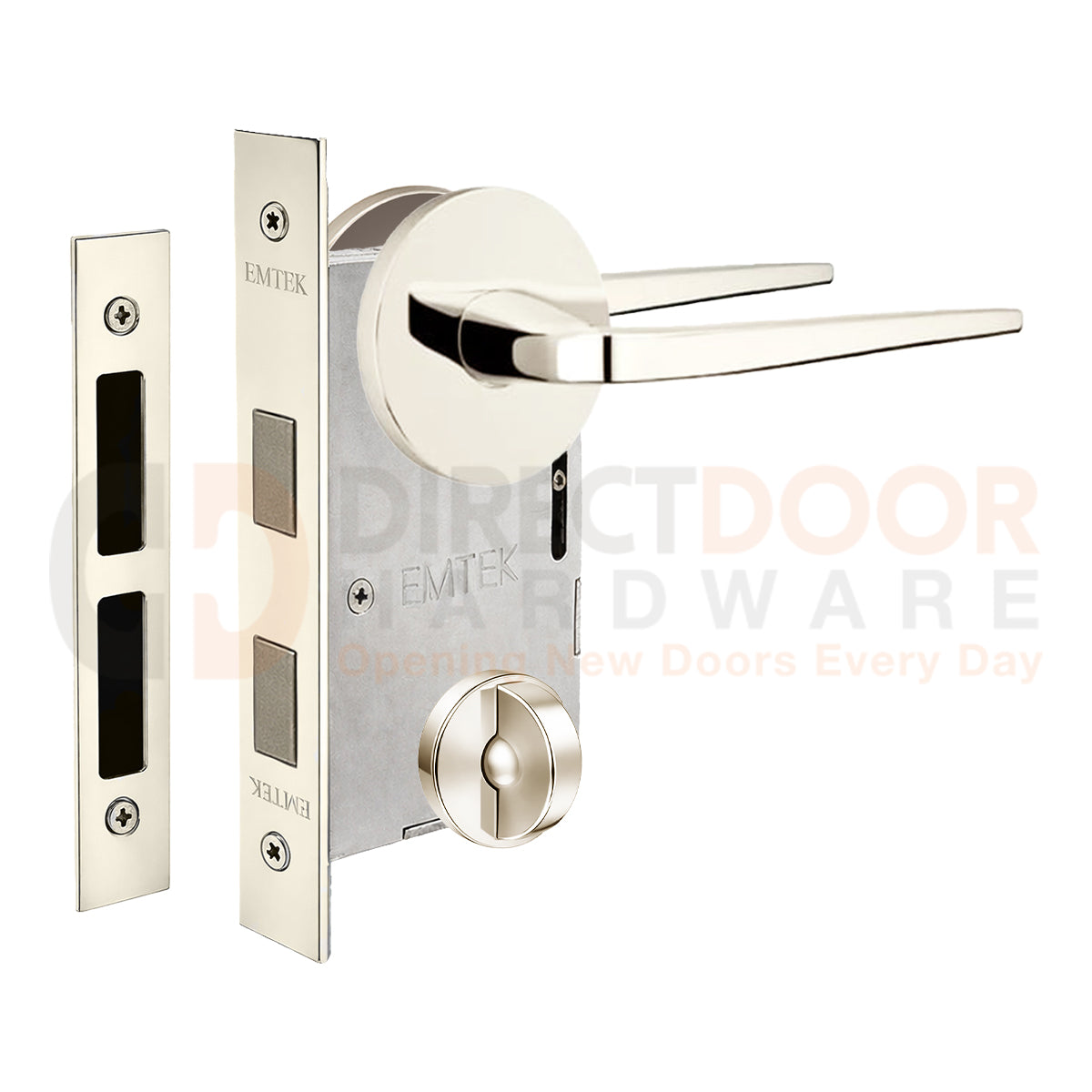 Emtek Athena Interior Mortise Lever with Disk Rosette
