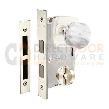 Emtek Conical Marble Interior Mortise Lever with Urban Rosette