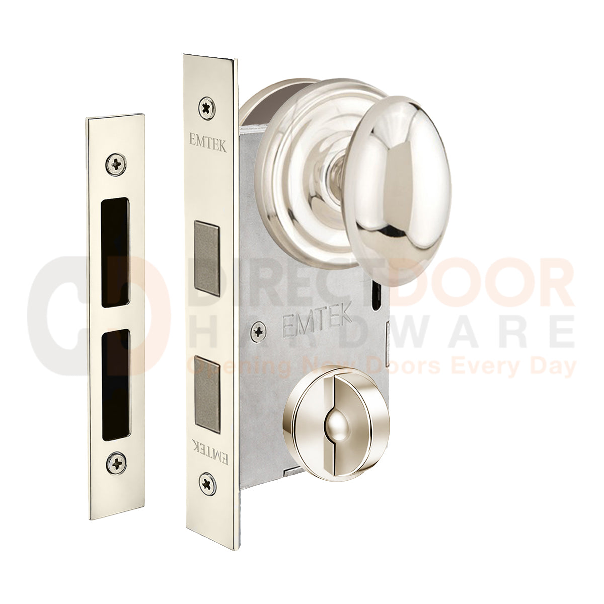 Emtek Egg Interior Mortise Knob with Regular Rosette