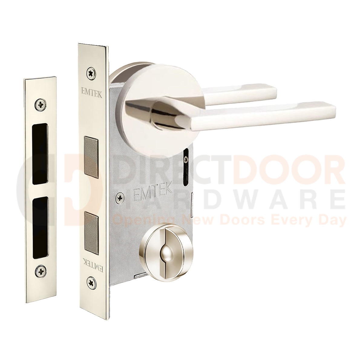 Emtek Helios Interior Mortise Lever with Disk Rosette