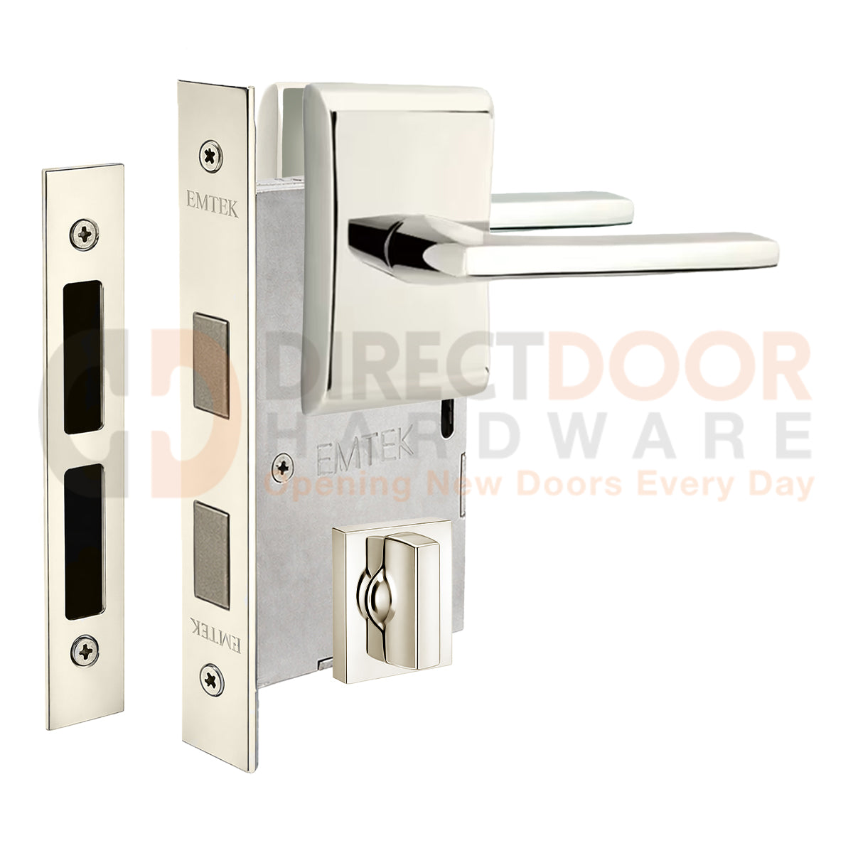 Emtek Helios Interior Mortise Lever with Neos Rosette