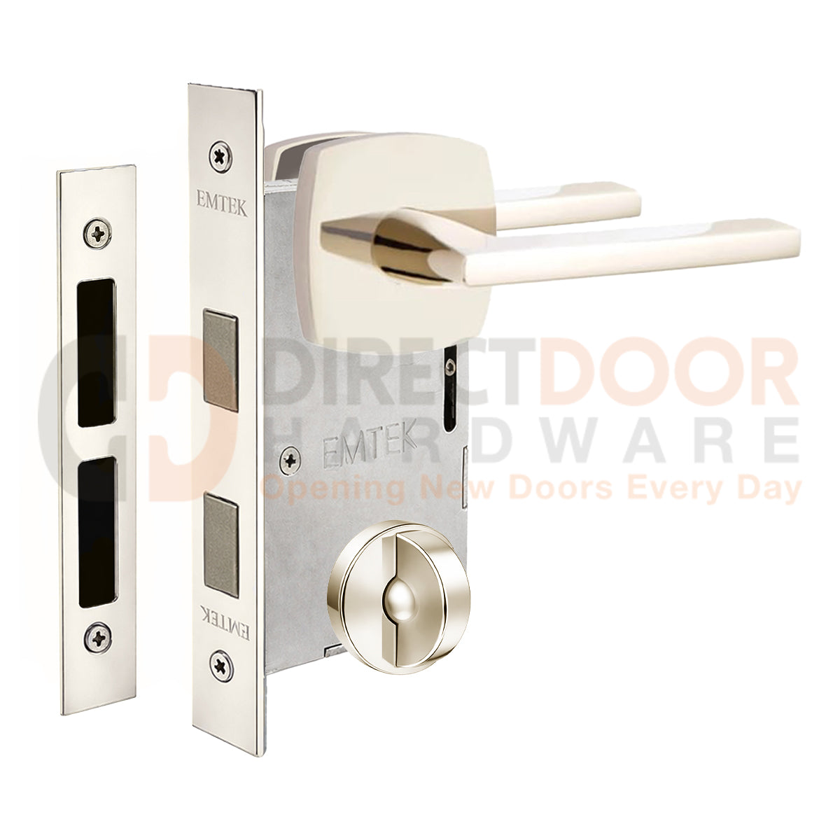 Emtek Helios Interior Mortise Lever with Urban Rosette