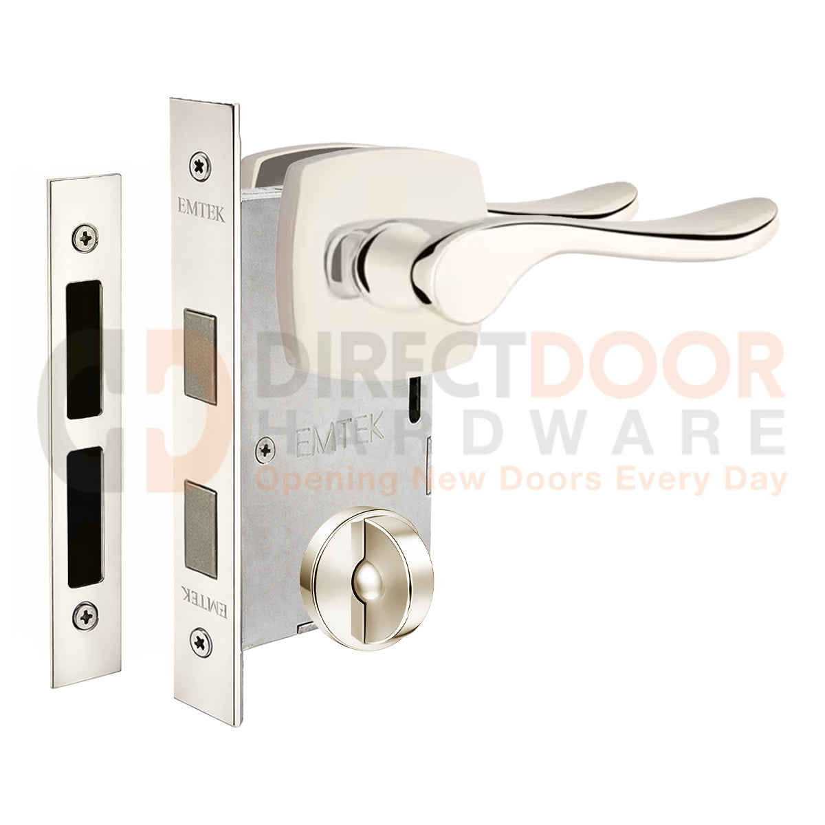 Emtek Luzern Interior Mortise Lever with Urban Rosette
