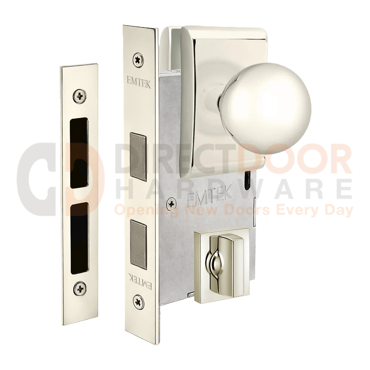 Emtek Orb Interior Mortise Knob with Neos Rosette