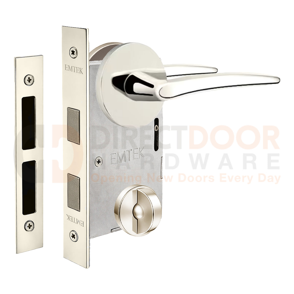 Emtek Poseiden Interior Mortise Lever with Disk Rosette