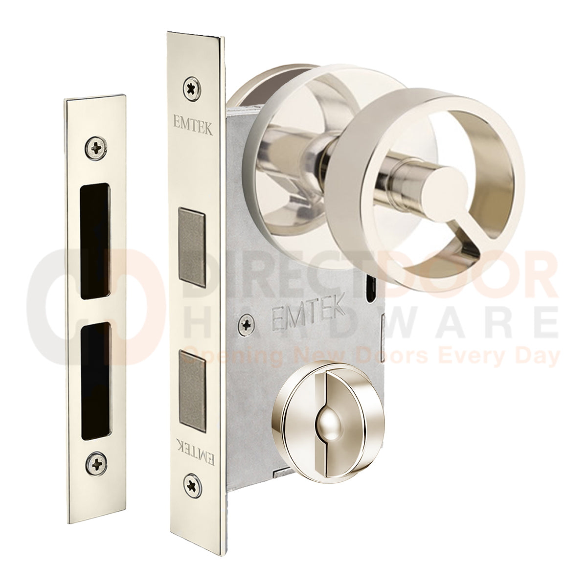 Emtek Spoke Interior Mortise Knob with Disk Rosette