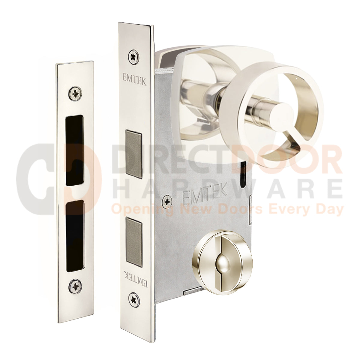Emtek Spoke Interior Mortise Knob with Urban Rosette
