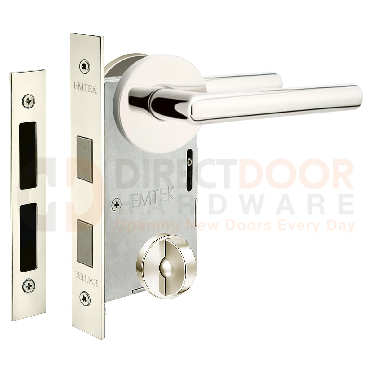 Emtek Stuttgart Interior Mortise Lever with Disk Rosette