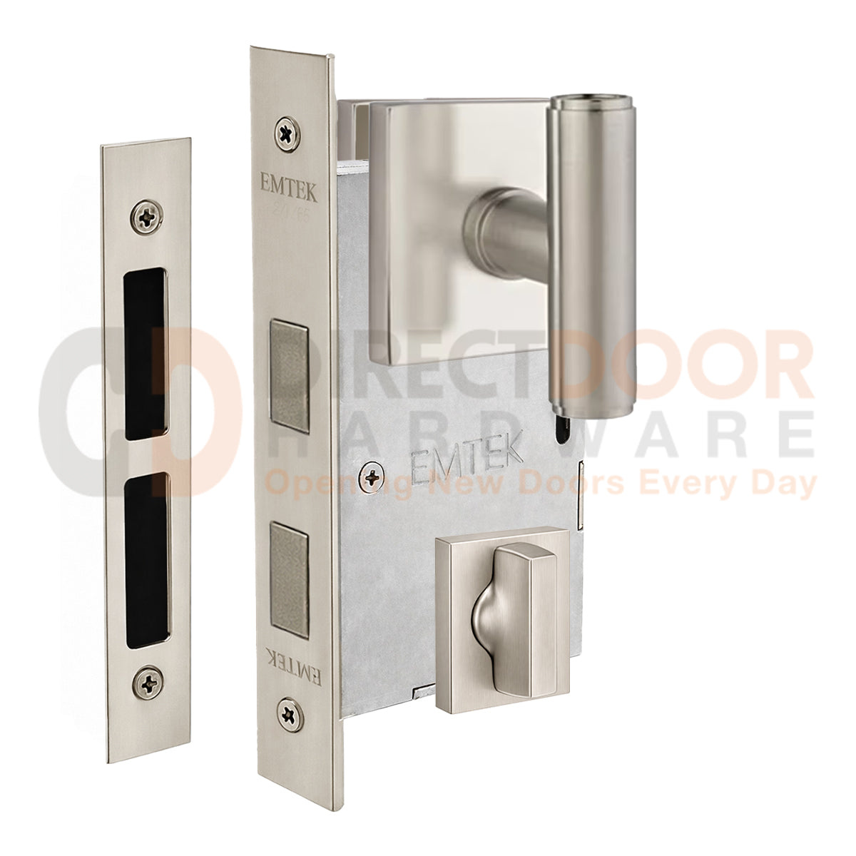 Emtek Ace Interior Mortise Knob with Square Rosette