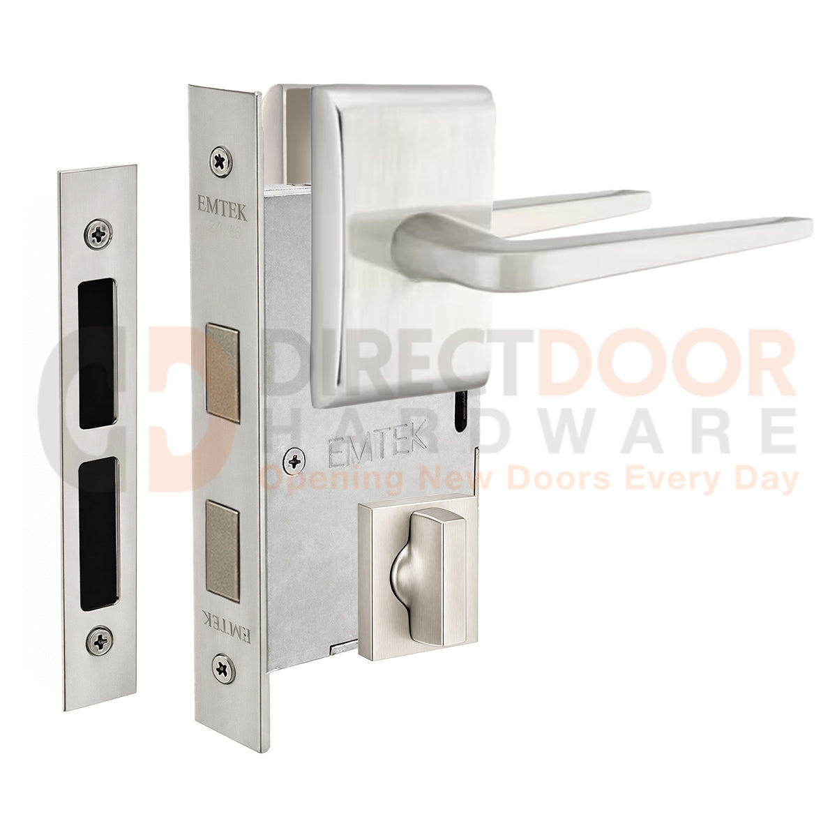 Emtek Athena Interior Mortise Lever with Neos Rosette