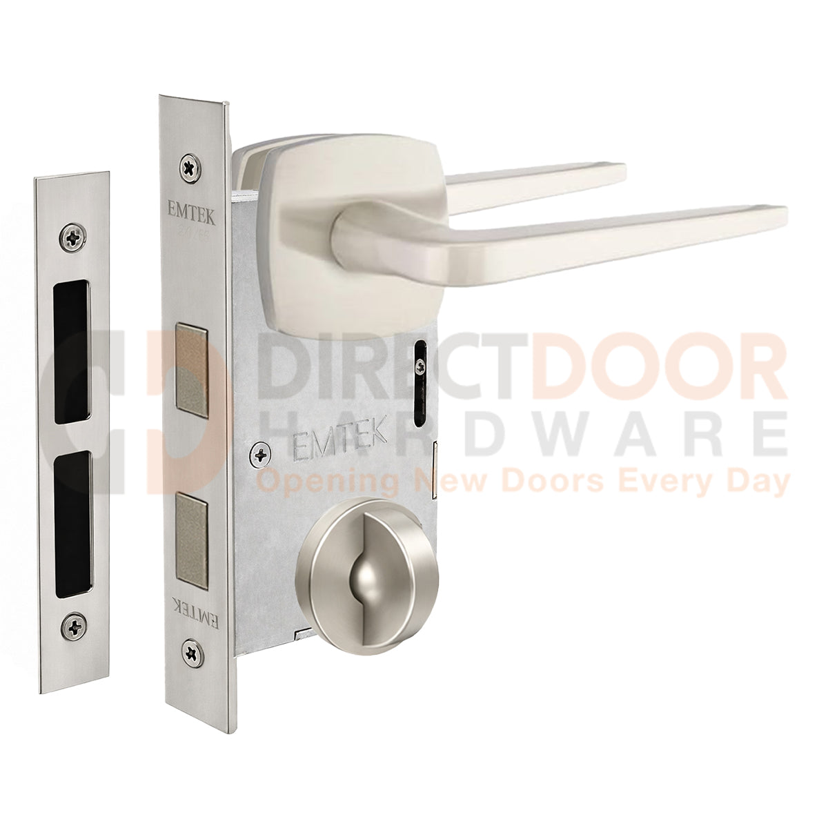 Emtek Athena Interior Mortise Lever with Urban Rosette