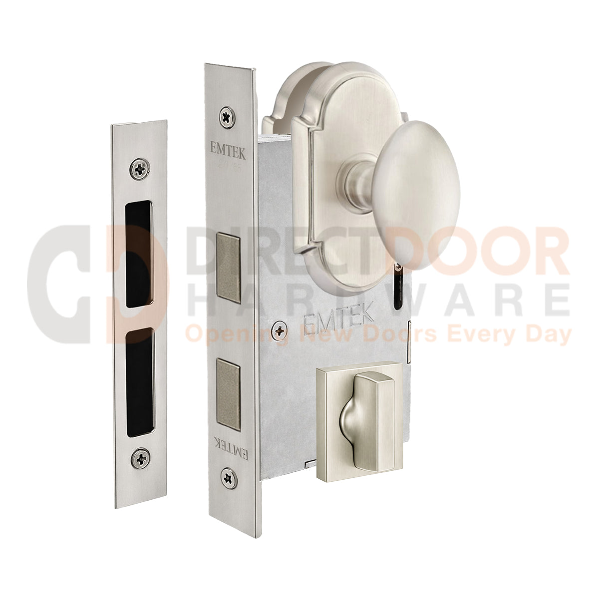 Emtek Egg Interior Mortise Knob with #8 Rosette