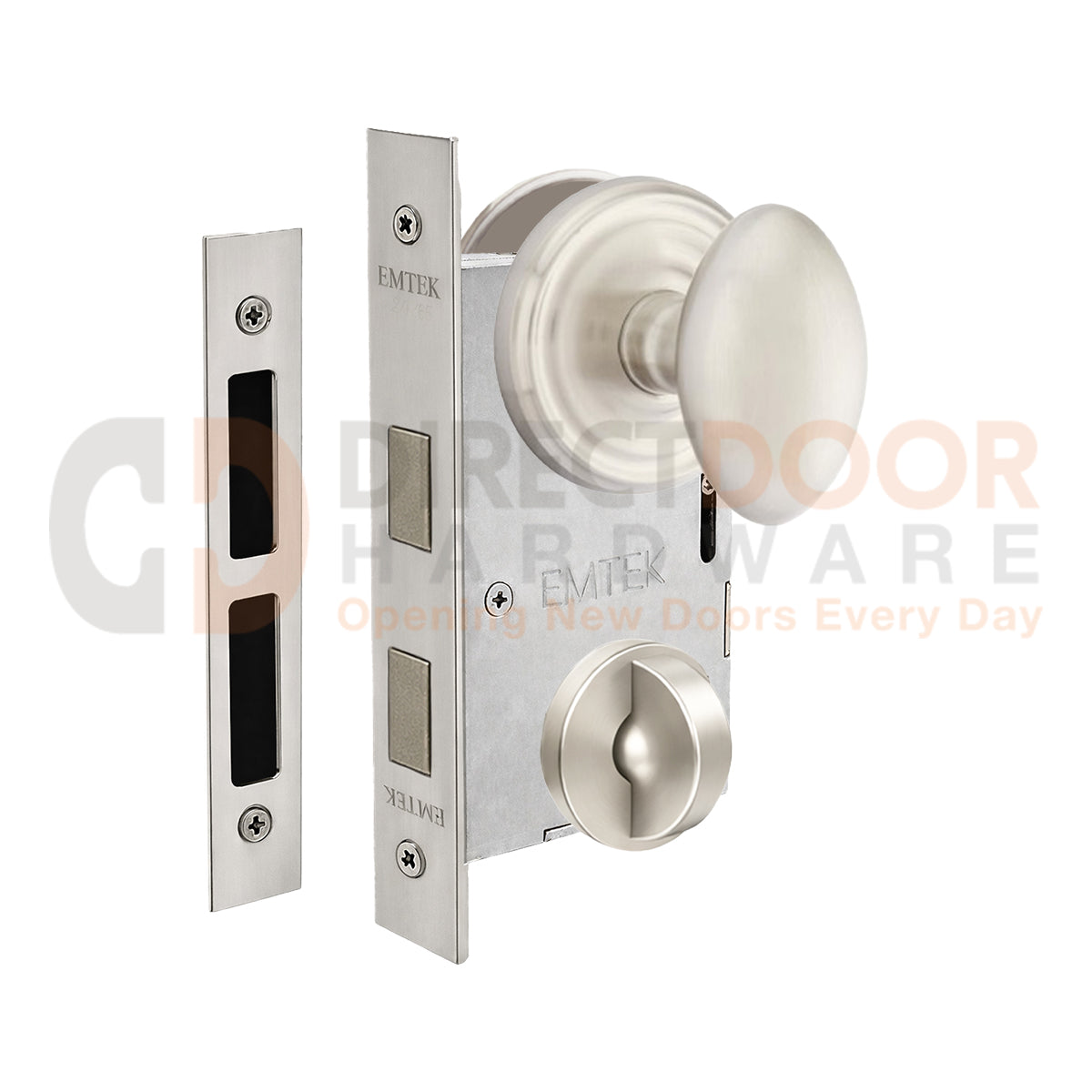 Emtek Egg Interior Mortise Knob with Regular Rosette