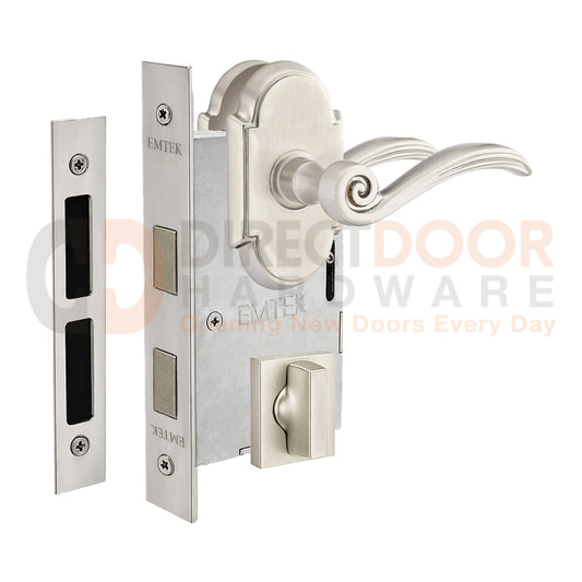 Emtek Elan Interior Mortise Lever with #8 Rosette