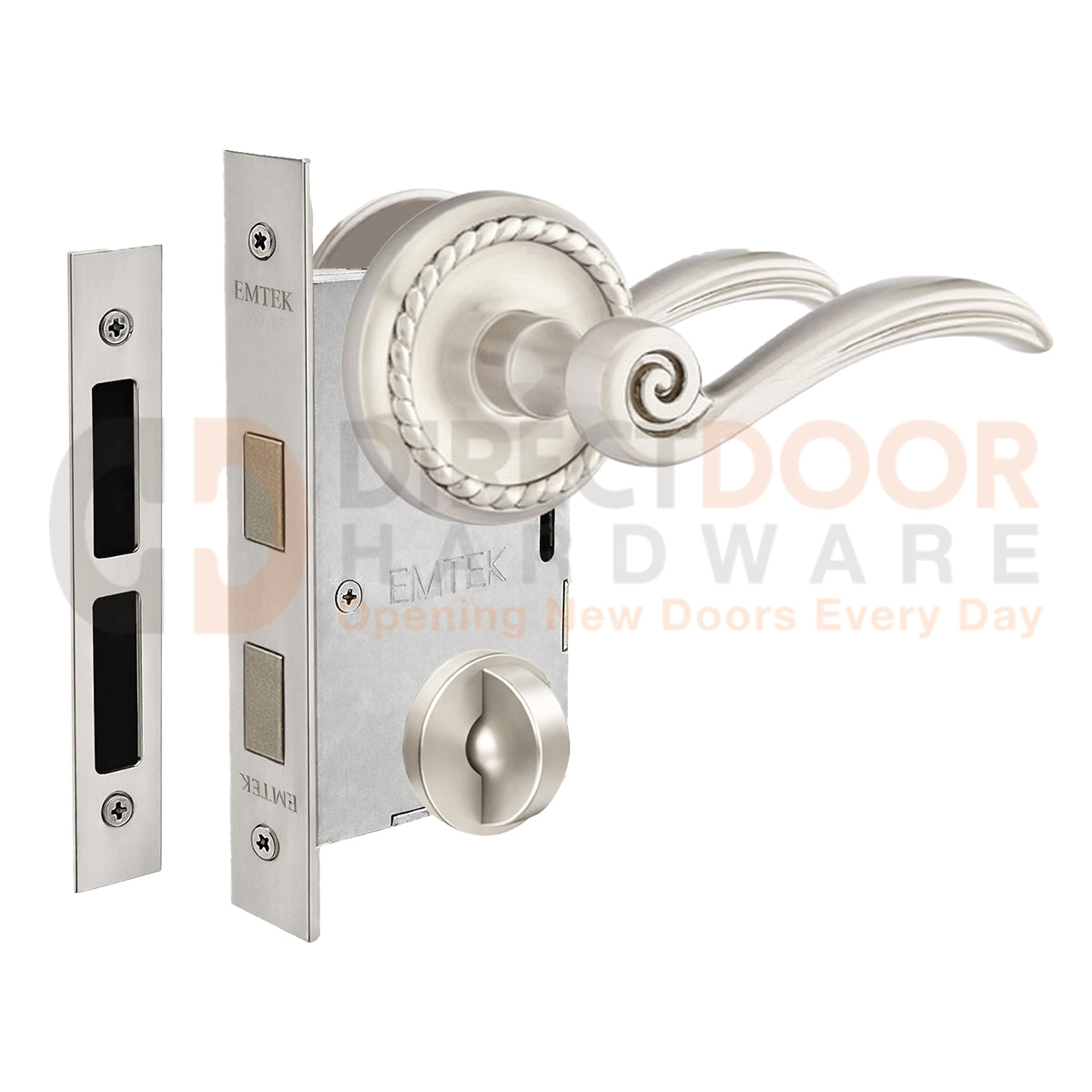 Emtek Elan Interior Mortise Lever with Rope Rosette