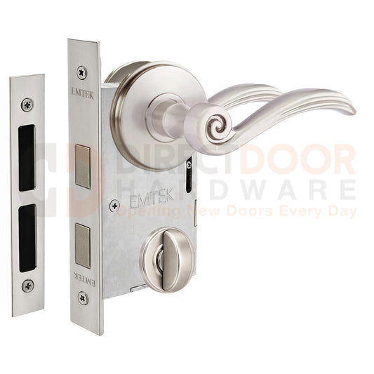 Emtek Elan Interior Mortise Lever with Watford Rosette
