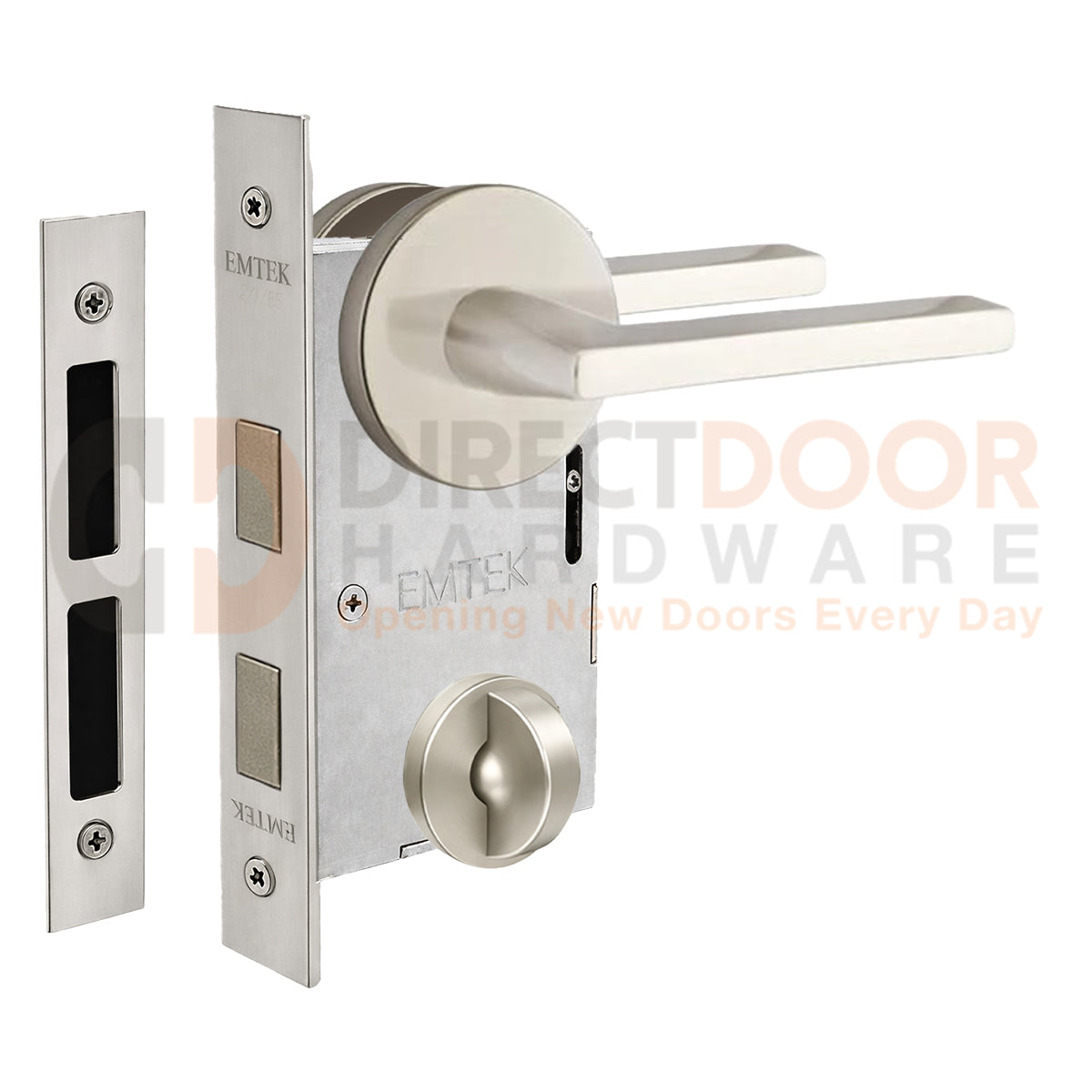 Emtek Helios Interior Mortise Lever with Disk Rosette