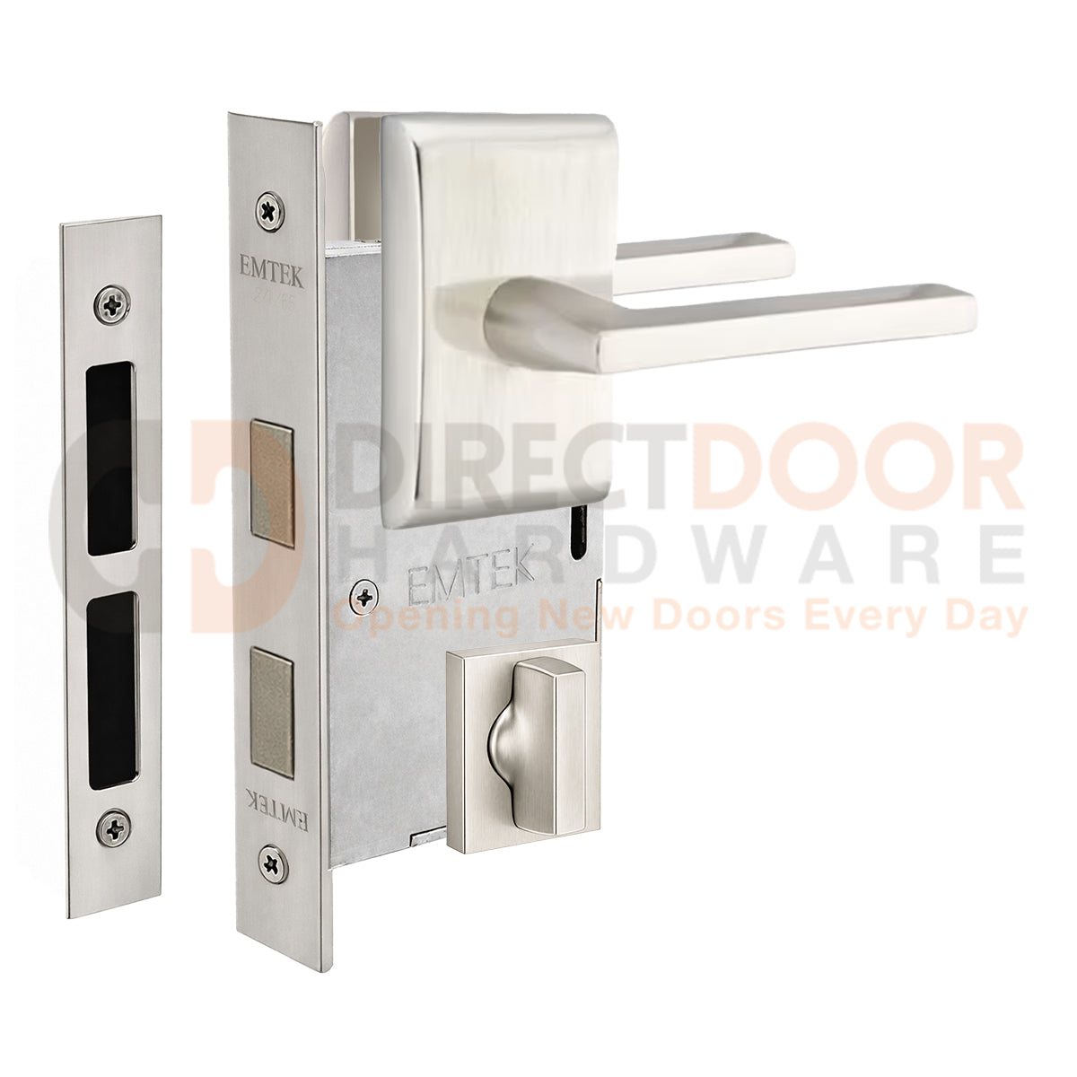 Emtek Helios Interior Mortise Lever with Neos Rosette
