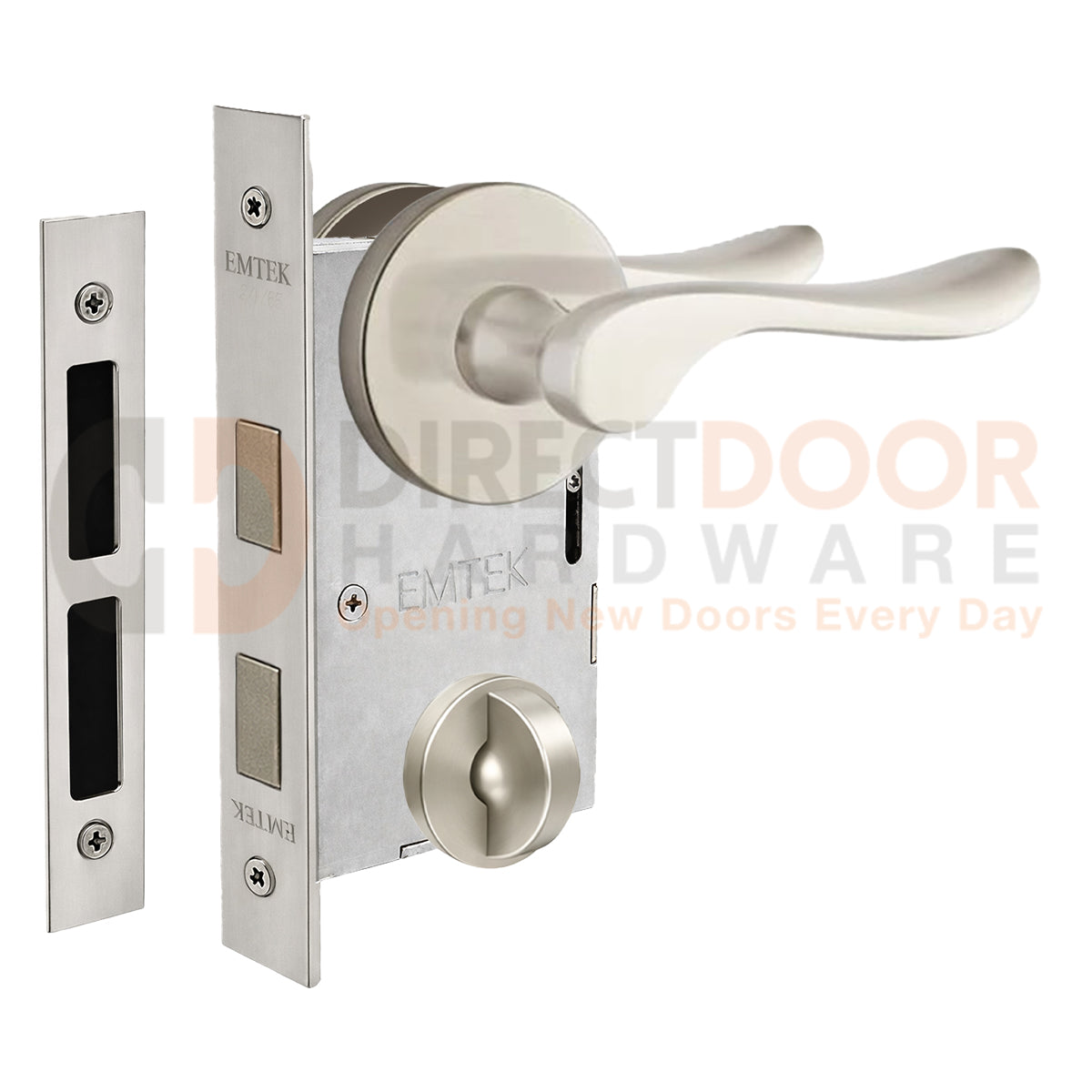 Emtek Luzern Interior Mortise Lever with Disk Rosette