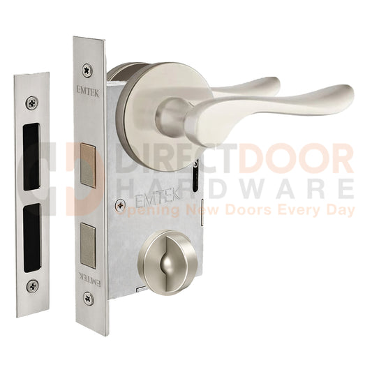 Emtek Luzern Interior Mortise Lever with Disk Rosette