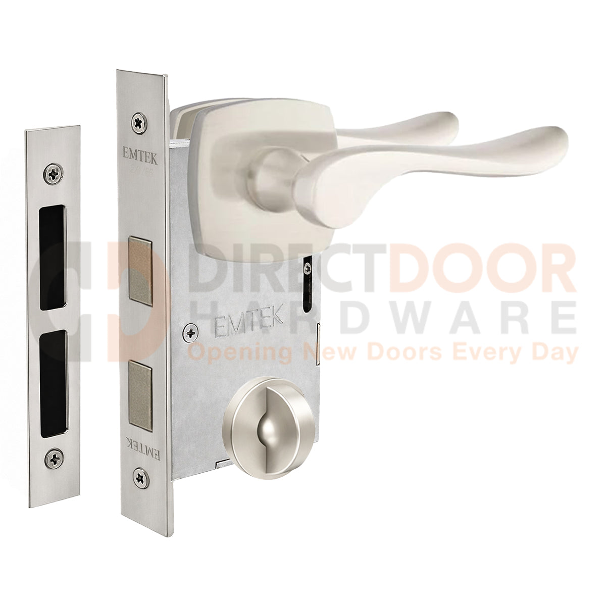 Emtek Luzern Interior Mortise Lever with Urban Rosette