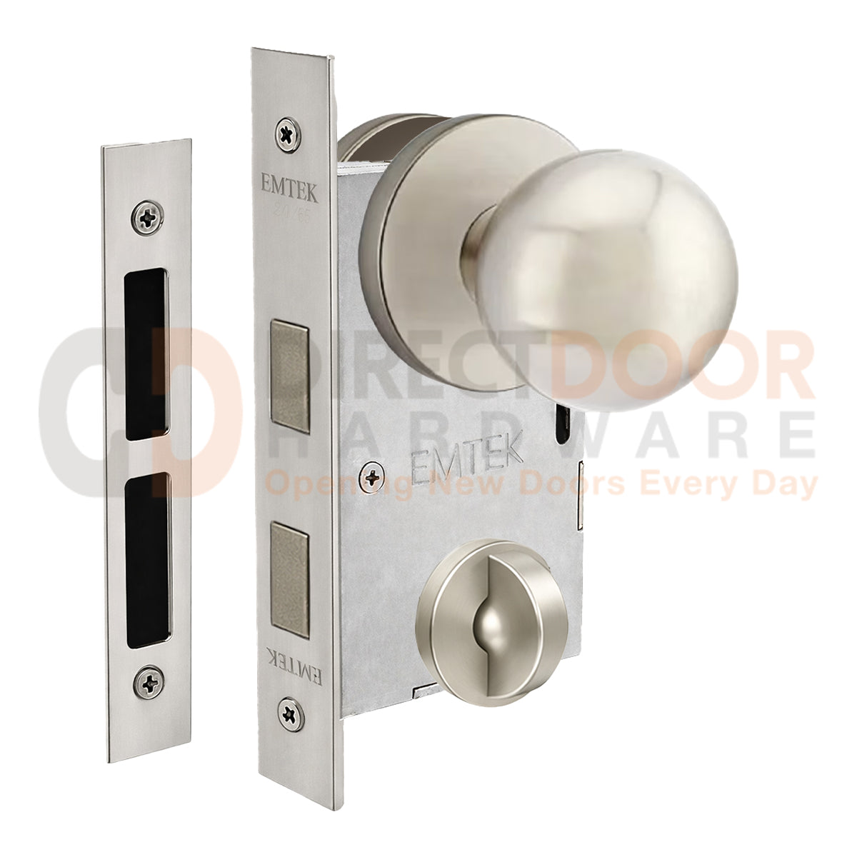 Emtek Orb Interior Mortise Knob with Disk Rosette