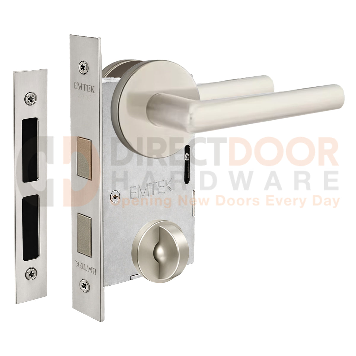 Emtek Stuttgart Interior Mortise Lever with Disk Rosette