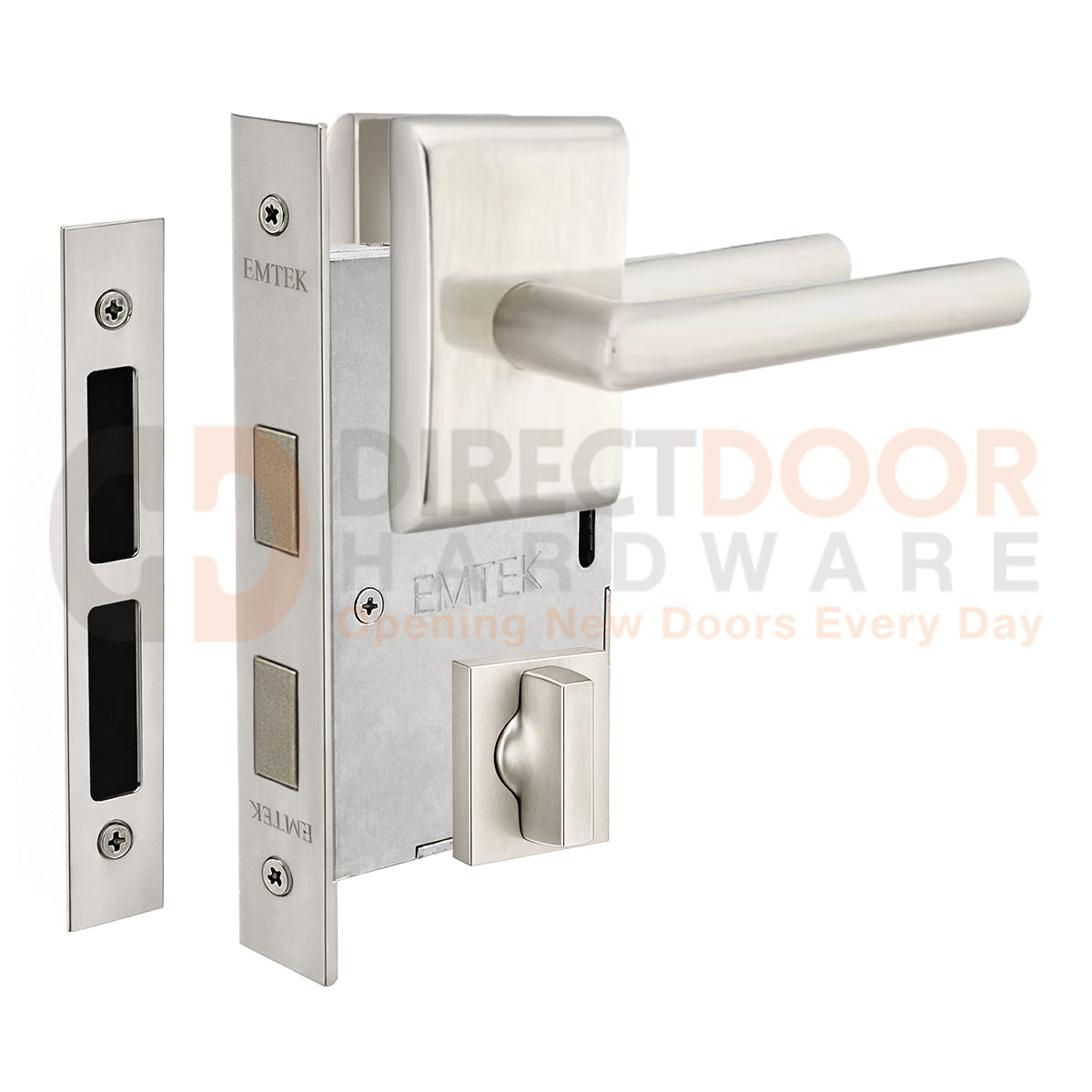 Emtek Stuttgart Interior Mortise Lever with Neos Rosette