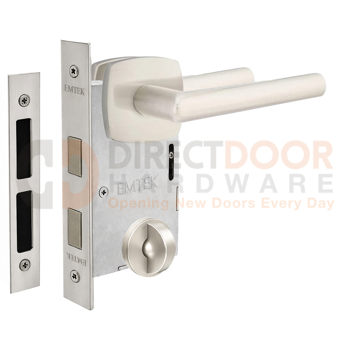 Emtek Stuttgart Interior Mortise Lever with Urban Rosette